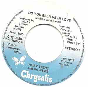 Huey Lewis And The News - Do You Believe In Love / Is It Me