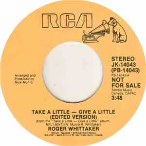 Roger Whittaker - Take A Little - Give A Little