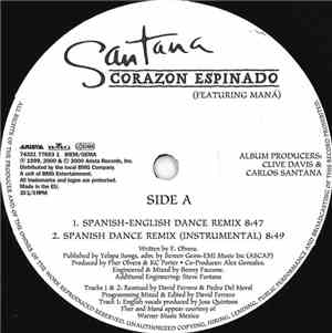 Santana Featuring Maná - Corazon Espinado