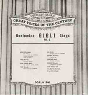 Beniamino Gigli - Great Voices Of The Century - Beniamino Gigli