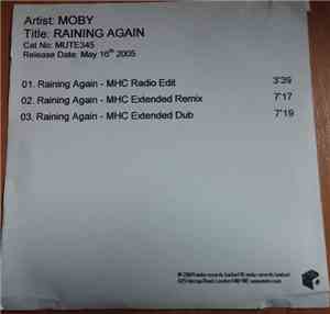 Moby - Raining Again