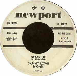 Sammy Lowe - Speak Up / Bijou