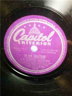 The Capitol Jazzmen - In My Solitude / Casnova's Lament