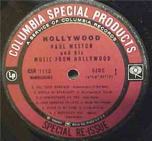 Paul Weston  - Hollywood