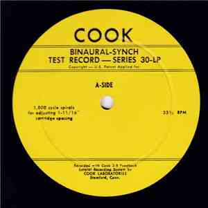 No Artist - Binaural-Synch Test Record - series 30 - LP
