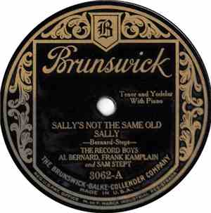 The Record Boys - Sally's Not The Same Old Sally / Yodelin' Bill