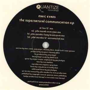 Marc Evans - The Supernatural Communication EP