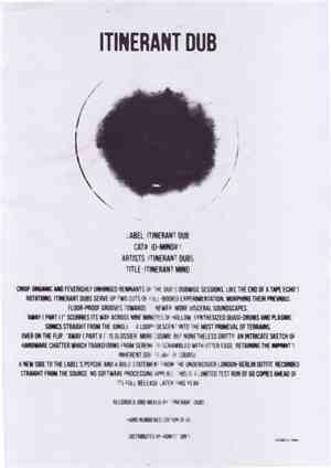 Itinerant Dubs - Itinerant Mind