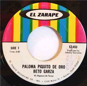 Beto Garza - Paloma Piquito De Oro