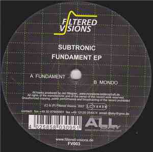 Subtronic - Fundament EP