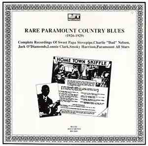 Various - Rare Paramount Country Blues (1926-1929)