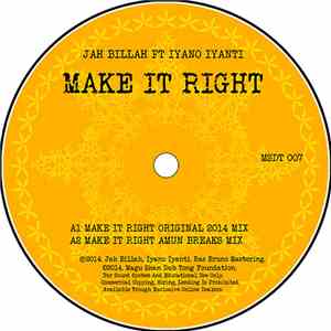 Jah Billah, Iyano Iyanti - Make It Right