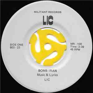 Lic - Bomb Iran / Tracy