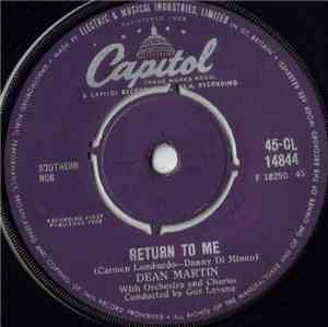 Dean Martin - Return To Me / Forgetting You