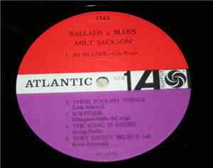 Milt Jackson - Ballads & Blues