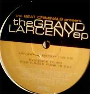 The Beat Criminals - The Grand Larceny EP