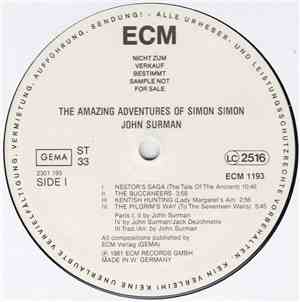 John Surman - The Amazing Adventures Of Simon Simon