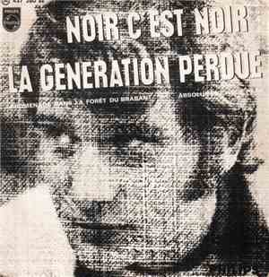 Johnny Hallyday Avec The Blackburds - Noir C'Est Noir / La Generation Perdue