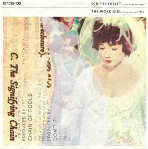 Scritti Politti With Ranking Ann - The Word Girl