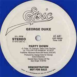 George Duke - I Want You For Myself / Party Down