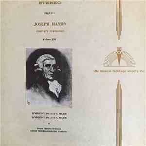 Joseph Haydn, Vienna Chamber Orchestra, Ernst Maerzendorfer - Complete Symphonies Volume XIII