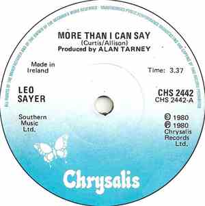 Leo Sayer - More Than I Can Say