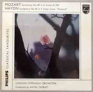 Mozart, Haydn - Mozart Symphony No. 40 In G Minor, K.550. Haydn Symphony No. 45 In F Sharp Minor 