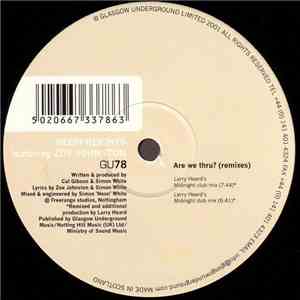 Neon Heights Featuring Zoe Johnston - Are We Thru? (Remixes)