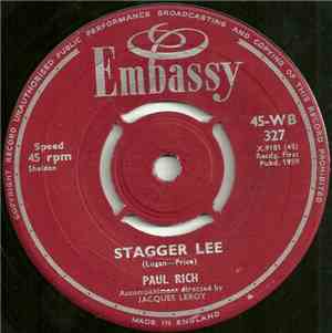 Paul Rich - Does Your Chewing Gum Lose Its Flavour (On The Bedpost Overnight) / Stagger Lee