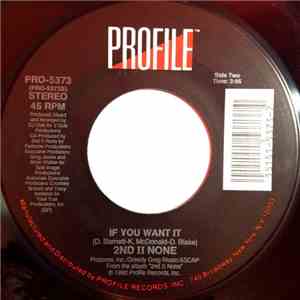 2nd II None - Let The Rhythm Take You / If You Want It