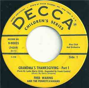 Fred Waring & The Pennsylvanians - Grandma's Thanksgiving