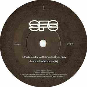 Soul Family Sensation - I Don't Even Know If I Should Call You Baby