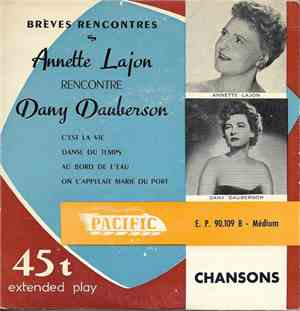 Annette Lajon - Rencontre Dany Dauberson