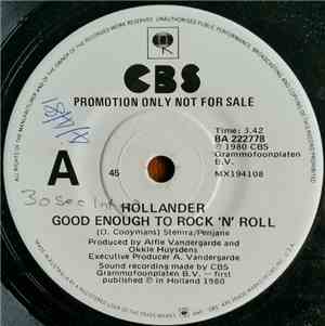 Hollander - Good Enough To Rock 'n' Roll