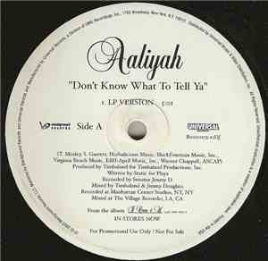 Aaliyah - Don't Know What To Tell Ya / Got To Give It Up (Remix)