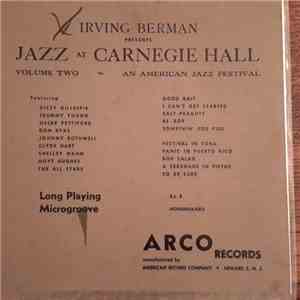 Irving Berman Presents - Jazz At Carnegie Hall Volume Two