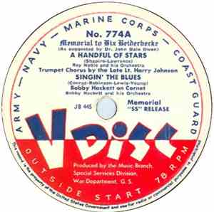 Ray Noble And His Orchestra / Bobby Hackett And His Orchestra / Red Nichols - A Handful Of Stars / Singin' The Blues / Dancing On The Ceiling