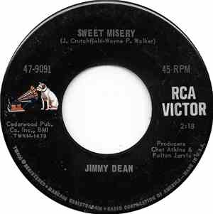 Jimmy Dean - Sweet Misery / When Somebody Mentions Your Name