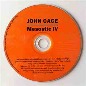 John Cage - Mesostic IV