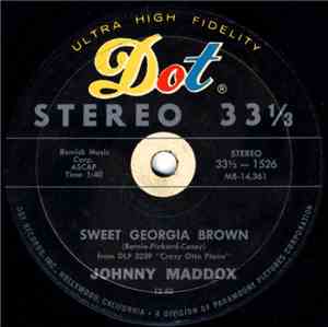 Johnny Maddox  - Sweet Georgia Brown / Jealous