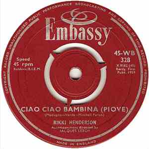 Rikki Henderson - Ciao Ciao Bambina (Piove) / Tomboy
