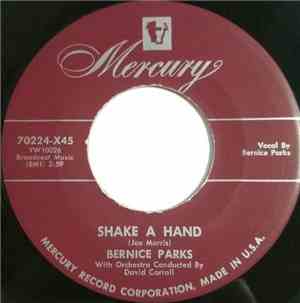 Bernice Parks - Shake A Hand / Embrasse (Hold Me Close)