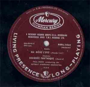 Detroit Symphony Orchestra Conducted By Paul Paray - Ma Mere L'Oye