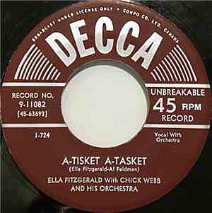Ella Fitzgerald With Chick Webb And His Orchestra - A-Tisket A-Tasket / Undecided