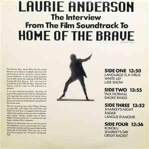 Laurie Anderson - The Interview From The Film Soundtrack To Home Of The Brave