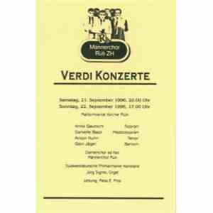 Männerchor Rüti - Verdi Konzerte