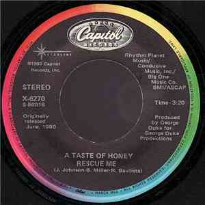 A Taste Of Honey - Boogie Oogie Oogie / Rescue Me