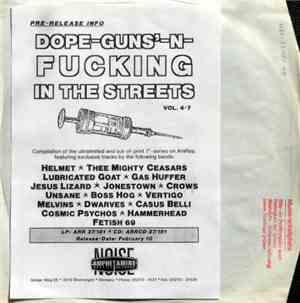Various - Dope-Guns-'N-Fucking In The Streets, Volumes 4-7