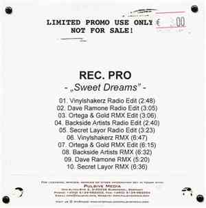 Rec. Pro - Sweet Dreams (Limited Promo)