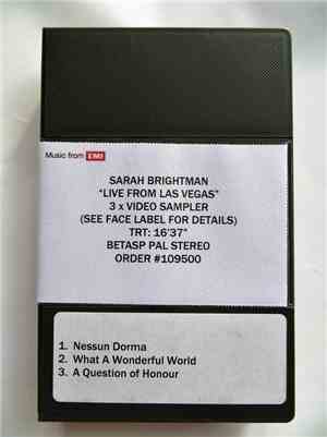 Sarah Brightman - Live From Las Vegas 3x Video Sampler
